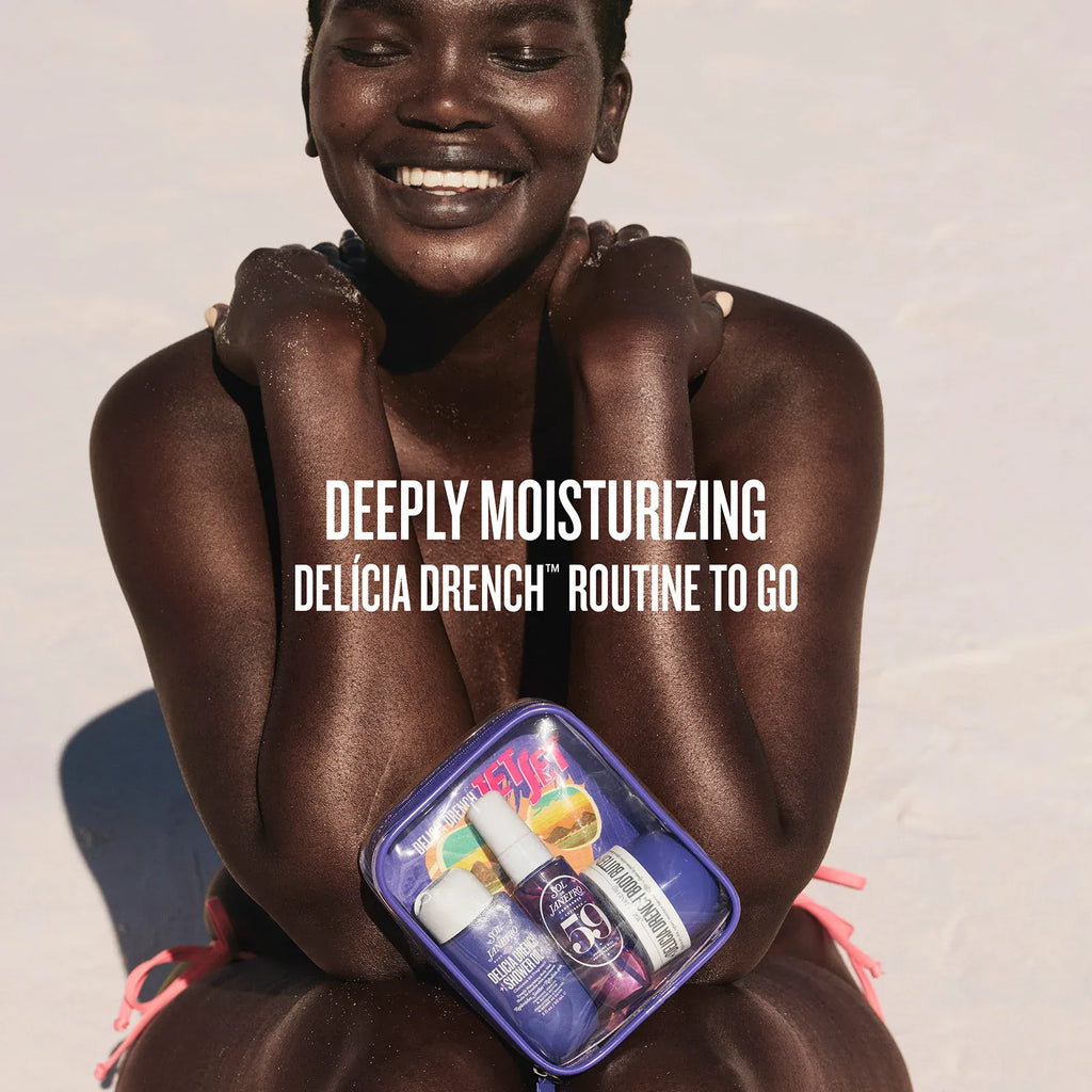 deeply moisturizing delicia drench routine to go