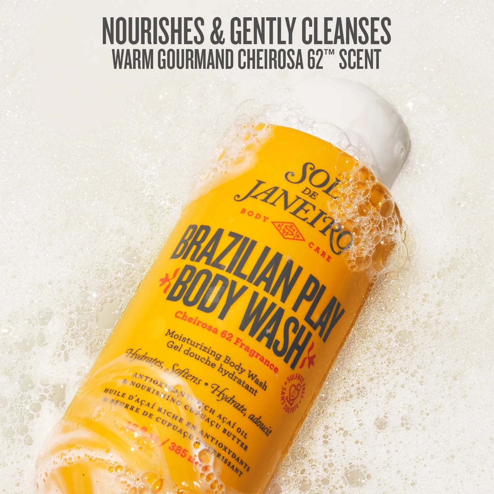 nourishes and gently cleanses