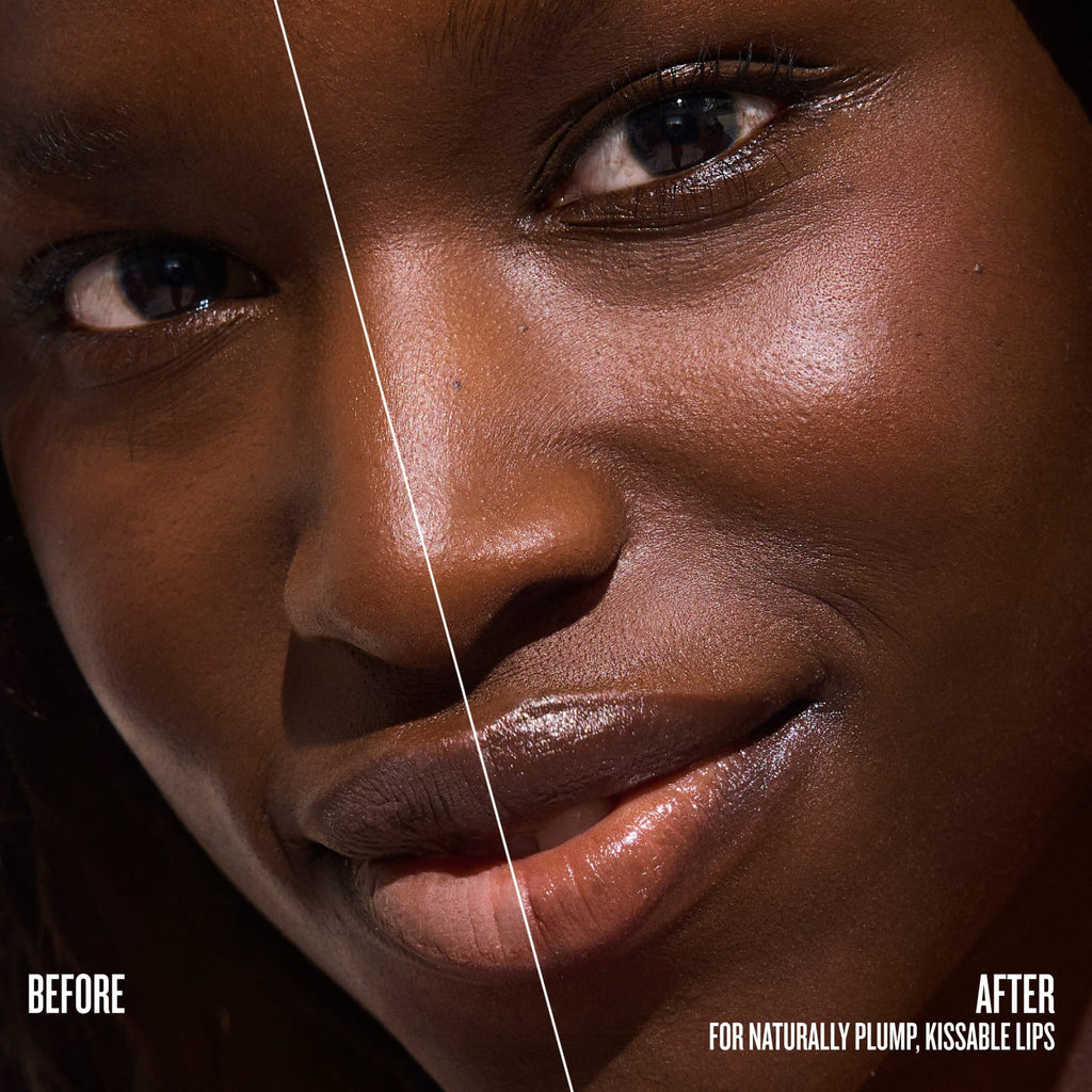 Before/After for naturally plump, kissable lips