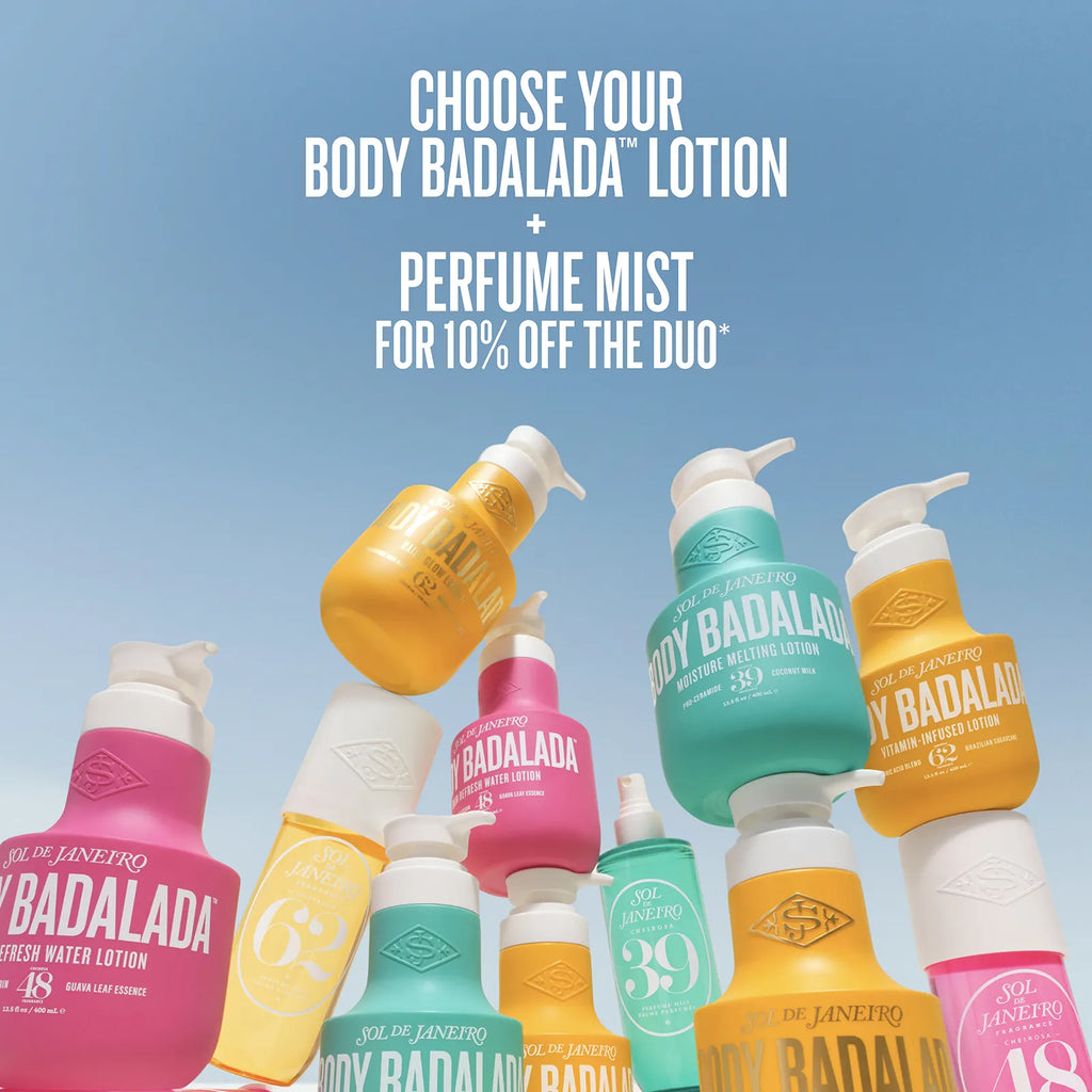 choose your body badlada lotion + perfume mist for 10% off the duo*