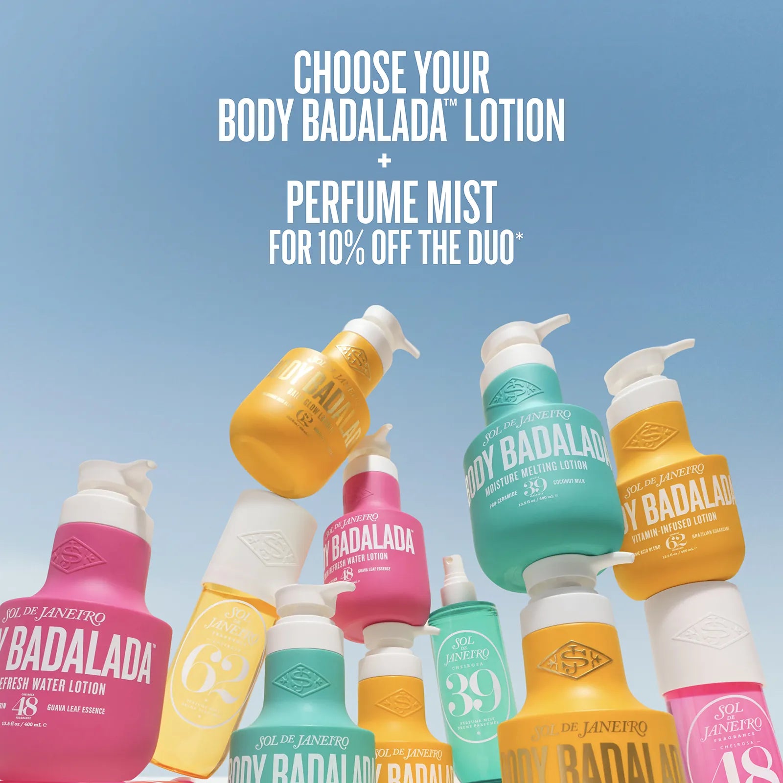 choose your body badlada lotion + perfume mist for 10% off the duo*