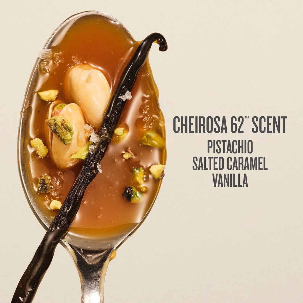 cheirosa 62 scent pistachio, salted caramel, vanilla