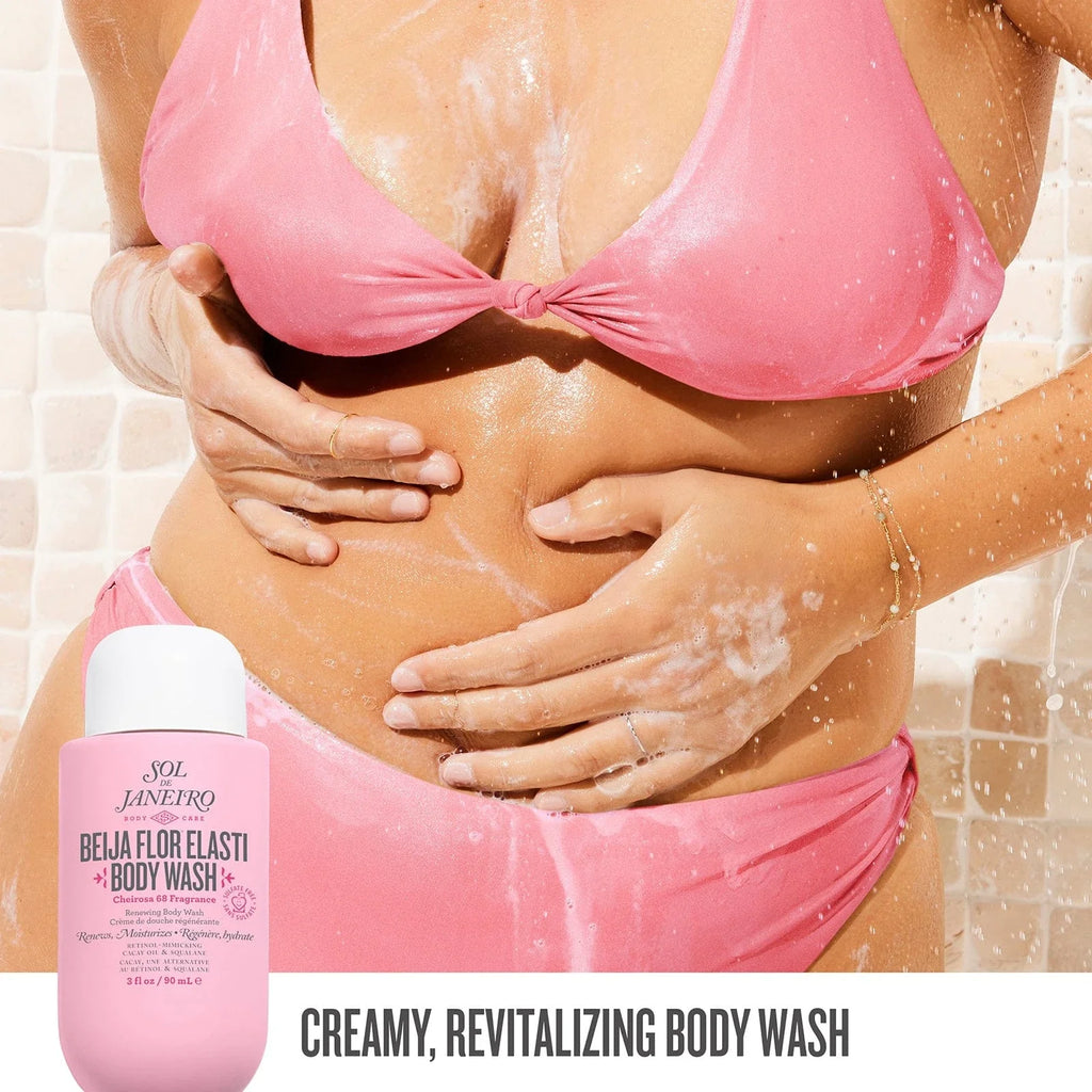 creamy, revitalizing body wash