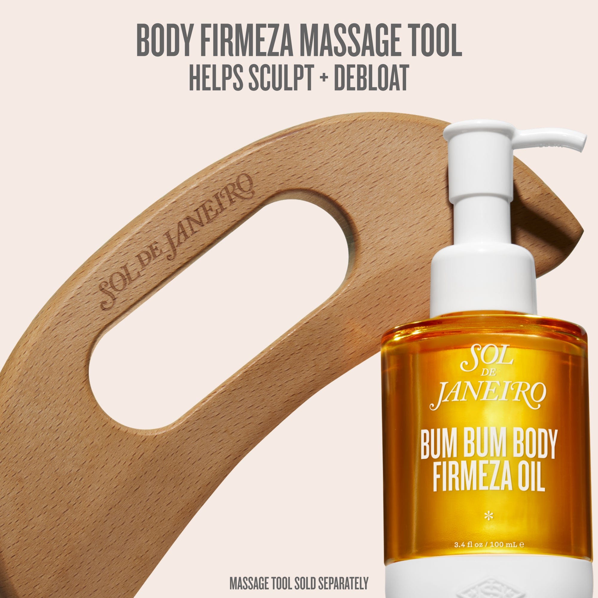 body firmeza massage tool helps sculpt + debloat *massage tool sold separately 