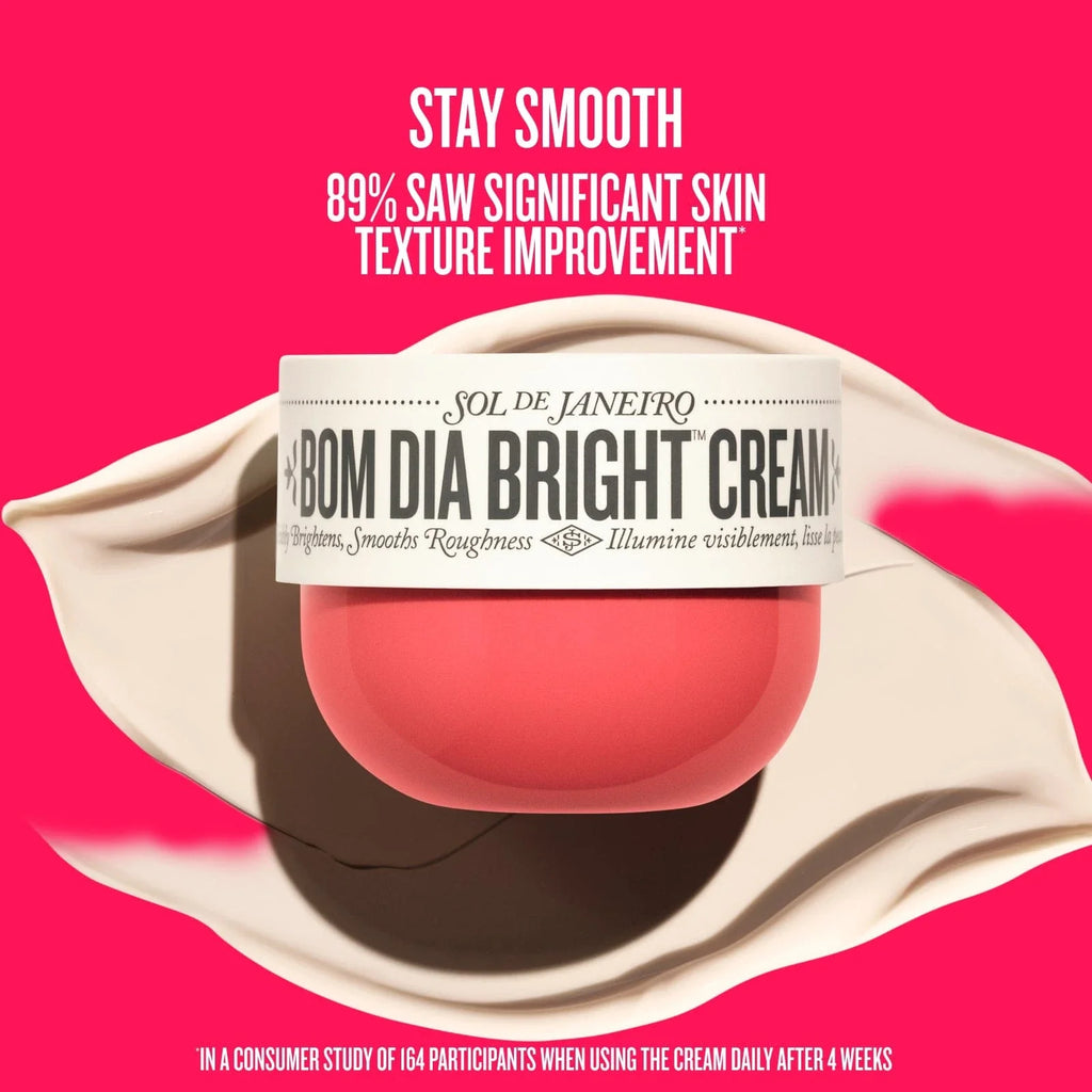 stay smooth 89% saw significant skin texture improvement 
*in a consumer study of 164 participants when using the cream daily after 4 weeks 