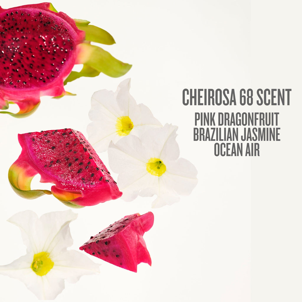 cheirosa 68 scent, pink dragonfruit brazilian jasmine ocean air