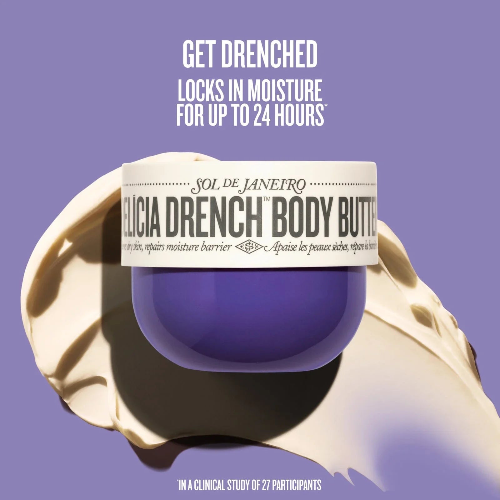 Get drenched locks in moisture for up to 24 hours* 
*in a clinical study of 27 participants 