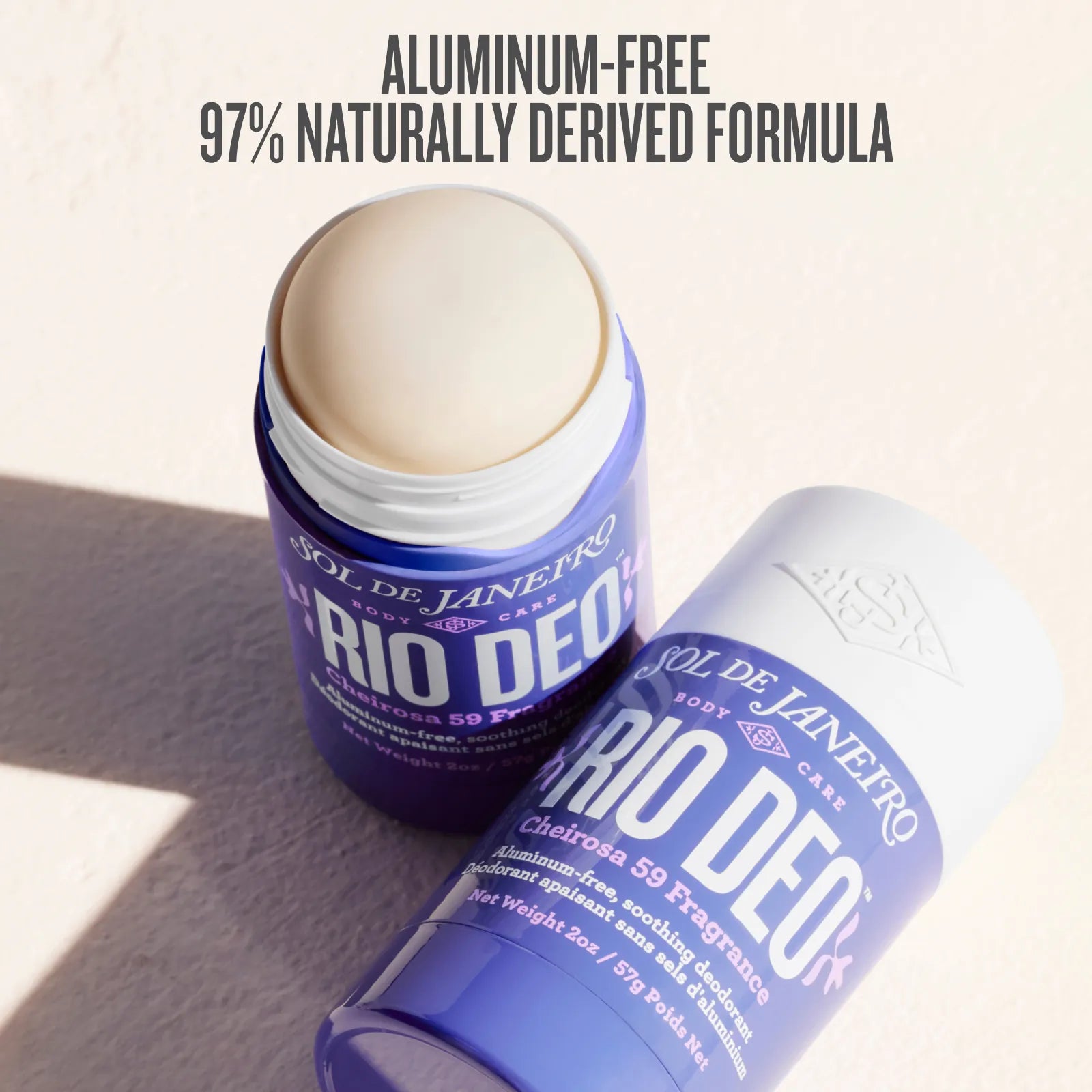 aluminum free 97% naturally derived formula